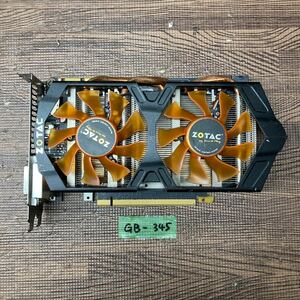 GK 激安 GB-345 グラフィックボード ZOTAC GTX760 OC 2GB 256BIT DDR5 ZT-70405-10B 認識.画像出力のみ確認 中古品 同梱可能