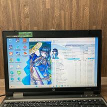 MY5T-85 激安 OS Windows11Pro試作 ノートPC HP ProBook 6570b Core i5 メモリ4GB HDD320GB 現状品_画像2