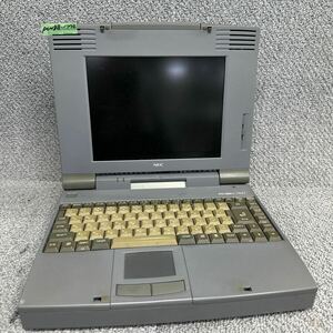 PCN98-1772 super-discount PC98 notebook NEC PC-9821Na12/H8 electrification un- possible Junk including in a package possibility 