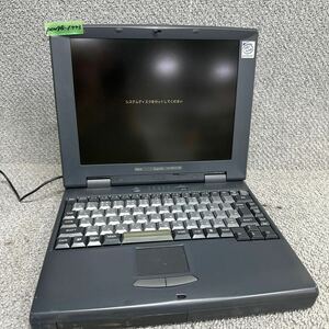 PCN98-1773 super-discount PC98 notebook NEC Lavie PC-9821NW150S20D start-up has confirmed Junk including in a package possibility 