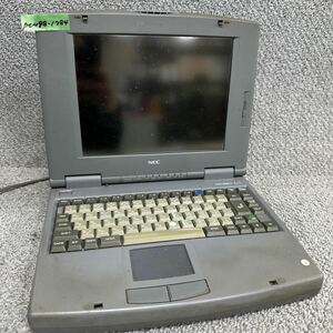 PCN98-1784 super-discount PC98 notebook NEC 98note LIGHT PC-9821Lt2/7A start-up has confirmed Junk including in a package possibility 