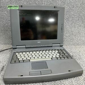PCN98-1787 super-discount PC98 notebook NEC 98note LIGHT PC-9821Lt2/3A start-up has confirmed Junk including in a package possibility 