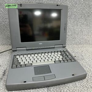 PCN98-1789 super-discount PC98 notebook NEC 98note LIGHT PC-9821Lt2/7A start-up has confirmed Junk including in a package possibility 
