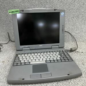PCN98-1799 super-discount PC98 notebook NEC 98note Aile PC-9821La10/S8 modelD start-up has confirmed Junk including in a package possibility 