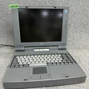 PCN98-1804 super-discount PC98 notebook NEC 98note Lavie PC-9821Na12/S8 start-up has confirmed Junk including in a package possibility 