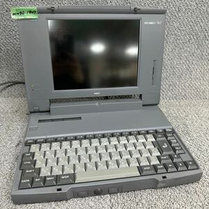 PCN98-1807 super-discount PC98 notebook NEC 98note PC-9821Ne2 start-up has confirmed Junk including in a package possibility 