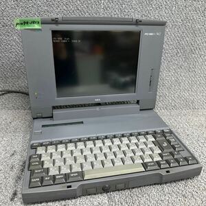 PCN98-1812 super-discount PC98 notebook NEC 98note PC-9821Ne2/340W start-up has confirmed Junk including in a package possibility 