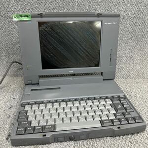 PCN98-1821 super-discount PC98 notebook NEC 98note PC-9821Ne2/340W start-up has confirmed Junk including in a package possibility 