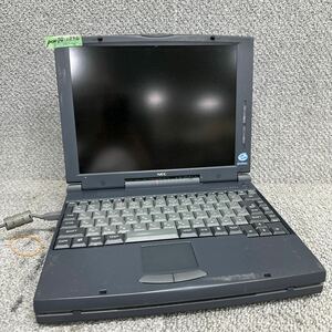 PCN98-1846 激安 PC98 ノートブック NEC Aile PC-9821Ls12/D10 modelD 通電のみ確認済み ジャンク 同梱可能