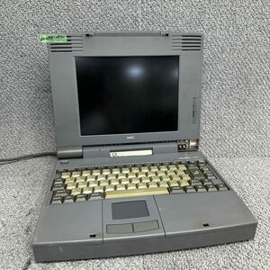 PCN98-1852 super-discount PC98 notebook NEC 98note PC-9821Na7/H7 electrification only has confirmed Junk including in a package possibility 