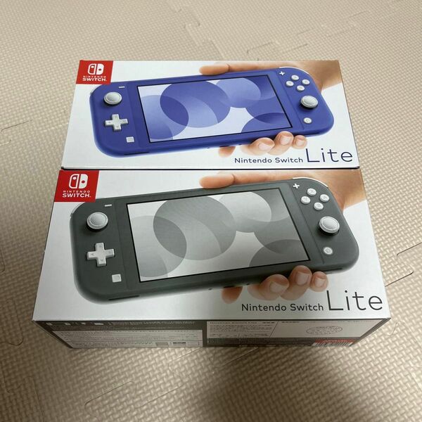 Nintendo Switch Lite ブルー、グレー［新品未使用］2台セット
