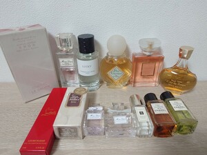 [ не использовался / б/у ] духи . суммировать много CHANEL / Dior / Louboutin / Joe ma заем / Guerlain /ru канава on / Nina Ricci / заказ s текущее состояние товар 