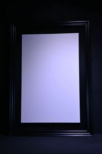 Art hand Auction [Großer Rahmen] M40 Rahmen Dekoration Innenwandbehang Schlichter schwarzer Rahmen Moderner einfacher luxuriöser Gemälderahmen Japanisches modernes Design Einzigartig, Interieur-Zubehör, Bilderrahmen, An der Wand montiert