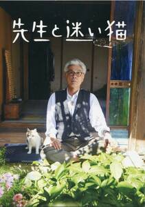 ★先生と迷い猫 非売品プレス★イッセー尾形 、染谷将太 北乃きい ピエール瀧 もたいまさこ 岸本加世子★映画 試写会用パンフレット aoaoya