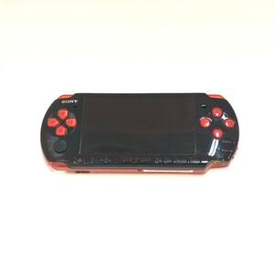 ◯【オススメ】☆ SONY PSP PSP-3000 ブラックレッド 本体 ☆ ソニー／プレイステーションポータブル／PlayStation／Portable／動作品