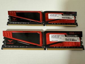 Team DDR4 3200Mhz PC4-25600 8GBx2枚