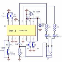 小型 組み立てキット FM ステレオ ラジオ レシーバー　無線受信器　チューナー 76-108MHz DC3V 回路基板 PCB Board 半田付けの練習に最適_画像6