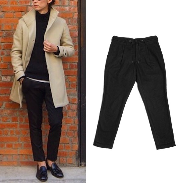 数回着3.2万 ジュンハシモト EASY TUCK PANTS　イージータック パンツ　junhashimoto　　　　　1piu1uguale3 AKM