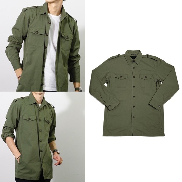 数回着3.2万 ジュンハシモト OVER SIZE ARMY SHIRTS　オーバーサイズ アーミー シャツ 　junhashimoto　　　　　AKM 1piu1uguale3 wjk