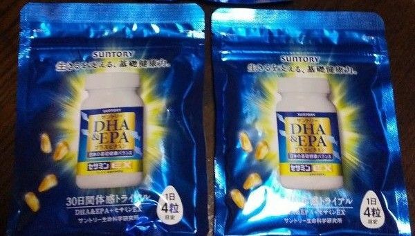 サントリー DHA＆EPA＋セサミンEX 30日分 120粒２袋セット 