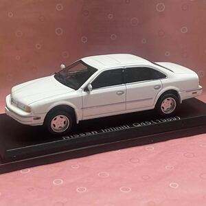 国産名車コレクション　第147号　日産インフィニティQ45 オフホワイト　タイヤ交換品(VIPカー風)　1/43【漢の即決価格】送料込み！