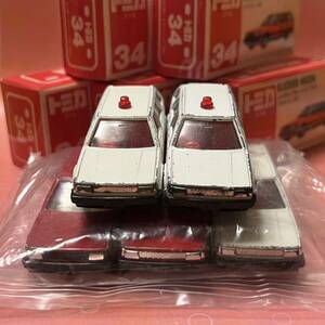 ●トミカ　34-4-1＆16＆18 日産ブルーバードワゴン(U11) 通常品日本製5台　カスタムベース【値下げ交渉大歓迎】ジャンク品