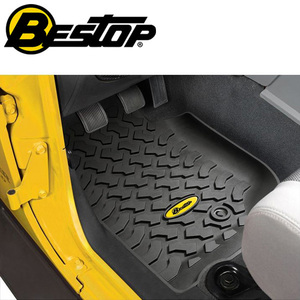 [ regular goods ]BESTOP floor mat front black 5150001 Jeep 07-13y JK Wrangler left steering wheel for be Stop 