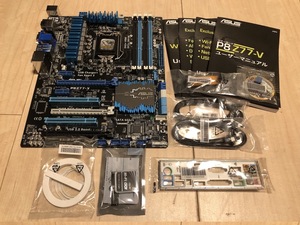 ASUS製 P8Z77-V LGA1155 DLNA対応のWiFi機能　ATXマザーボード IOパネル付属