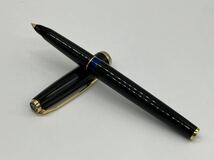 ペリカン 希少品 万年筆 rolled gold+ germany 文房具 Pelikan 筆記用具 750 刻印有り ドイツ製 ブラック 筆記具 アンティーク ドイツ_画像1