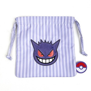  Pocket Monster genga- up like embroidery pouch ( purple ) case Pokemon 