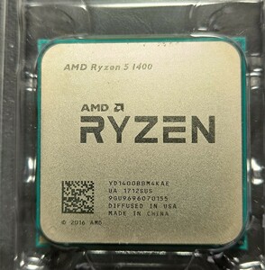 ☆AMD Ｒｙｚｅｎ５　1400　4 コア / 8 スレッド / TDP 65W / 3.2 GHz ☆