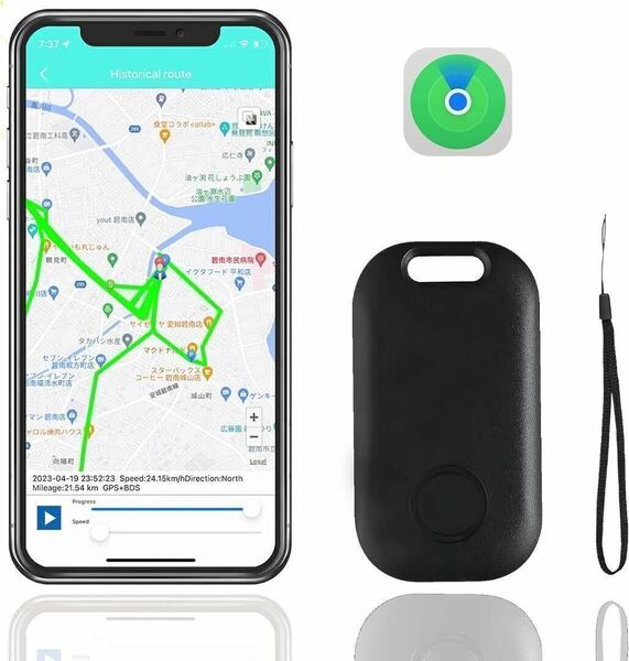 GPS発信機 小型 スマートトラッカー 小型 電池寿命約３年 鍵 紛失防止③