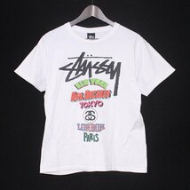 stussy ステューシー ワールドツアー Tシャツ S_画像1