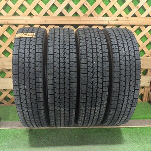 2304 トーヨー　M919 225/80R17.5 123/122 L バリ山　スタッドレス　４本　8.5分山〜　2022 激安プライス