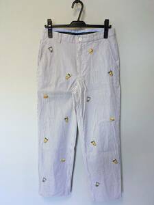 BROOKS BROTHERS Brooks Brothers sia soccer slacks embroidery stripe w30