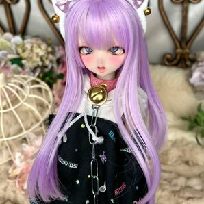 DDH-10 セミホワイト肌 カスタムヘッド＋舌パーツ3種＋アイ3種＋涙ジェル ソフビ盛りの画像8