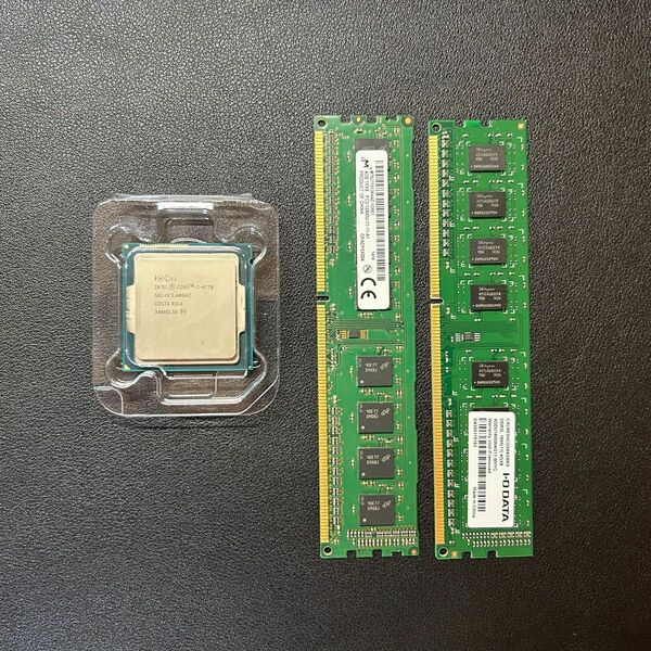 Intel Core i7-4770 3.40GHz ＋ DDR3 8GB 4GB×2 