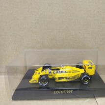 京商 1/64 Lotus formula ミニカーコレクション ロータス 99T イエロー 黄色 トミカサイズ 絶版 レーシングカー F1 ♯11 フォーミュラー_画像1