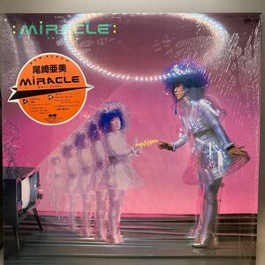 美品 LP/尾崎亜美「Miracle (1983年・C28A-0287・シンセポップ・エクスペリメンタル)」