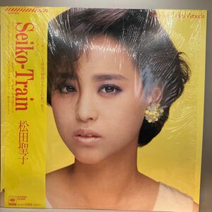 シュリンク 美盤 松田聖子 SEIKO-TRAIN SEIKO MATSUDA / LP レコード / 28AH 1831