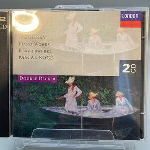 2CD PASCAL ROGE - DEBUSSY PIANO WORKS パスカル ロジェ ピアノ クラシック 