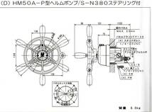 ユニカス手動油圧操舵機　MHS-32VX_画像6