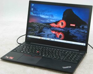 Lenovo ThinkPad E595 20NF-S01Y00 ■ AMD Ryzen5-3500U/SSD/無線/HDMI/テンキー/Webカメラ/Windows10 ノートパソコン #20