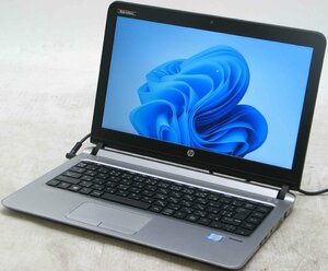 ★ 新品SSD256GB搭載 Windows11 ★ HP ProBook 430 G3 2300HD ■ i3-6100U/HDMI/無線/Webカメラ/第6世代/最新OS搭載 ノートパソコン #30