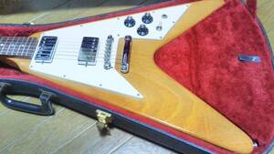 1980 year made * rare . beautiful . eyes Natural! FlyingV beautiful goods! super light weight 