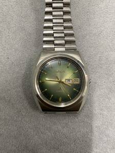 ORIENT オリエント クロノエース C429-283570 自動巻き メンズ腕時計 グリーン 21石 デイデイト