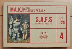 * knitted -1/20 S.A.F.S MA.K Maschinen Krieger SF3D NITTO plastic model 