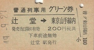 T188.東海道本線　辻堂⇒東京山手線内　49.9.27