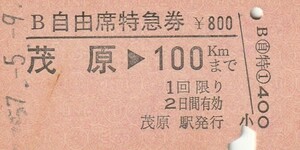 E053.外房線　茂原⇒100キロ　57.5.9　汚れ