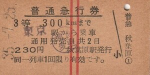 T004.赤2条　東京【5841】秋葉原駅発行